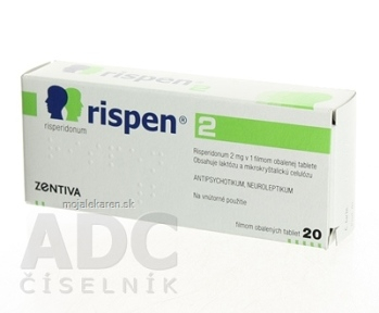 RISPEN 2 tbl flm 2 mg 1x20 ks (Lieky na predpis)