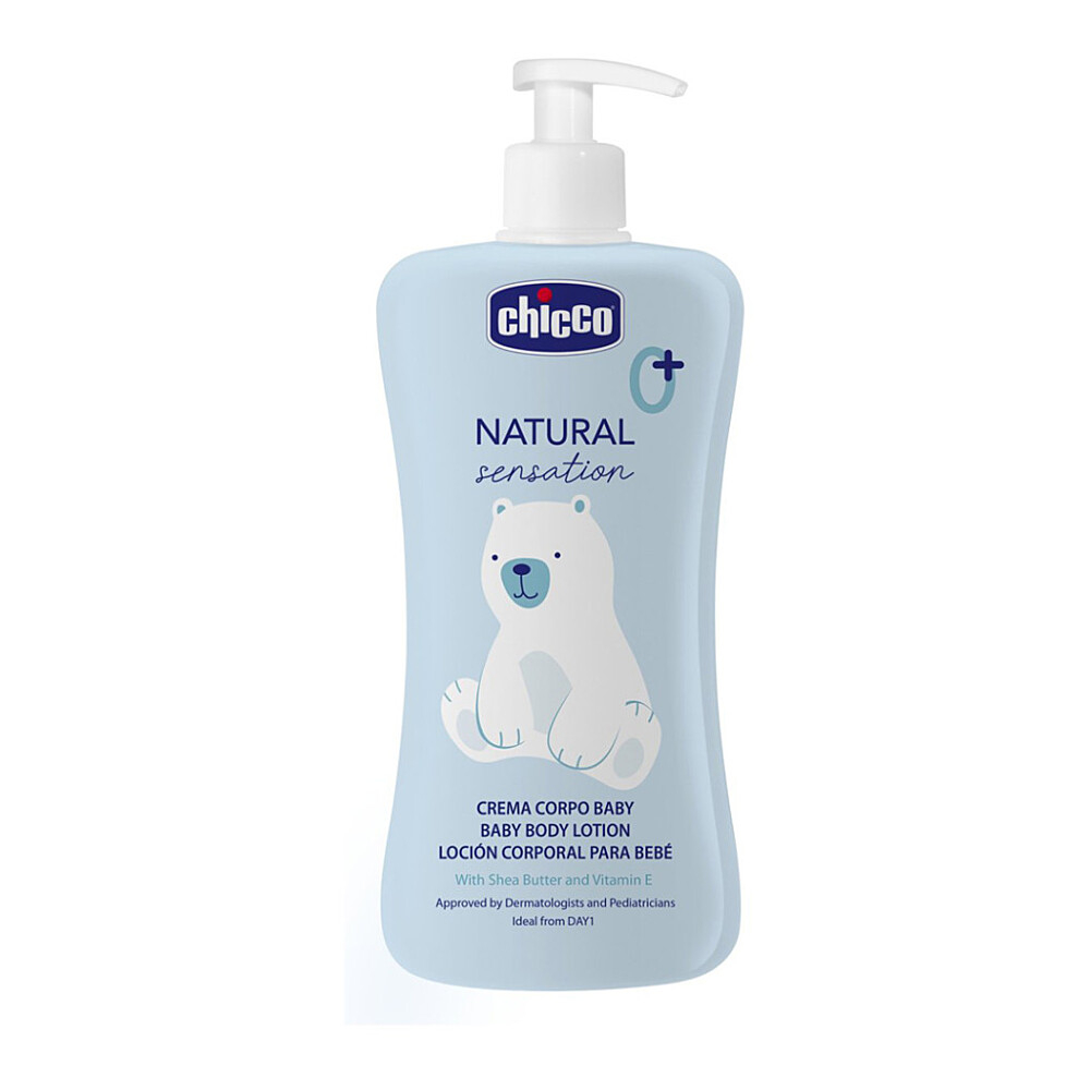 CHICCO Telové mlieko s bambuckým maslom natural sensation 500 ml