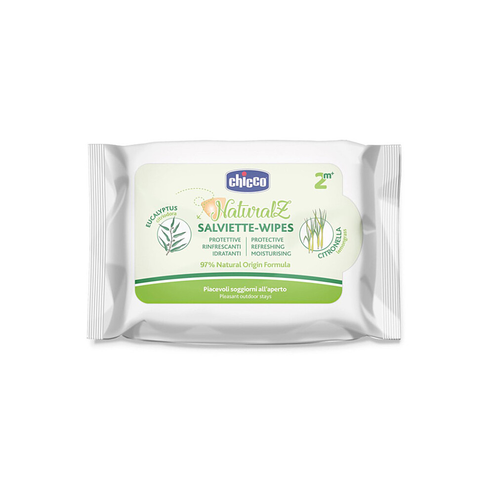 CHICCO NaturalZ obrúsky proti komárom ochranné 97% prírodných zložiek 20ks