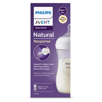 PHILIPS AVENT Fľaša Natural Response 260 ml, 1m+