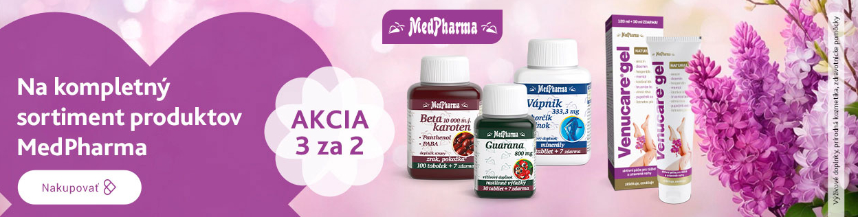 AKCIA 3 ZA CENU 2 na MEDPHARMA