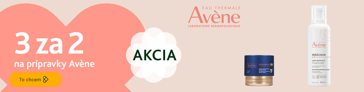 AKCIA 3 ZA CENU 2 na AVÈNE
