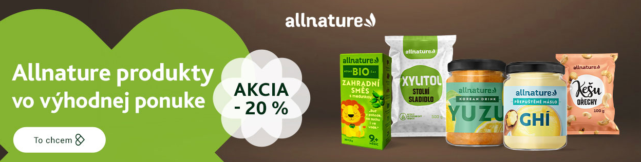 ZĽAVA 20 % na produkty Allnature