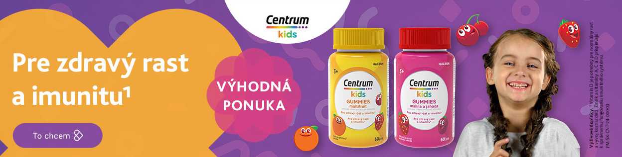 VÝHODNÁ PONUKA na vitamíny CENTRUM