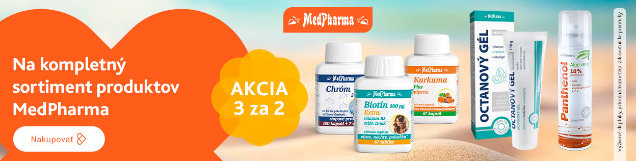 AKCIA 3 ZA CENU 2 na MEDPHARMA