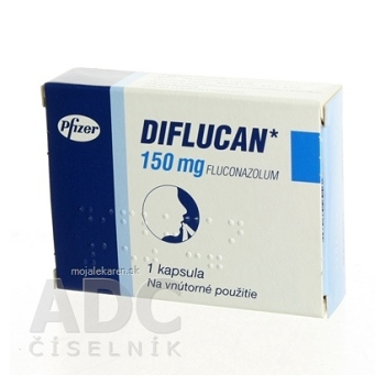 DIFLUCAN 150 mg cps (blis.PVC/Al-priehľ.) 1x1 ks (Lieky na predpis)