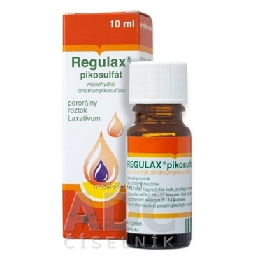 REGULAX pikosulfát sol por 1 x 10 ml kúpite na Mojalekaren.sk