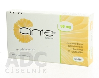 CINIE 50 tbl 50 mg 1x6 ks (Lieky na predpis)