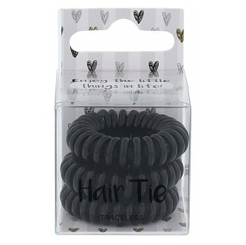 2K Hair Tie Gumička na vlasy Black 3 ks