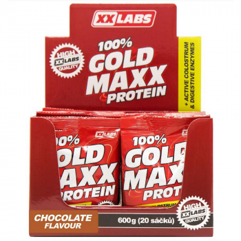 XXLABS 100% Gold maxx proteín čokoláda vrecká 20 x 30 g