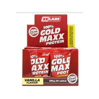 XXLABS 100% Gold maxx proteín vanilka vrecká 20 x 30 g