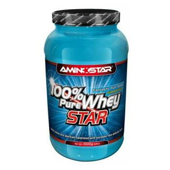 AMINOSTAR 100 % Pure Whey Star 1000 g jahoda (Výživové doplnky pre športovcov)