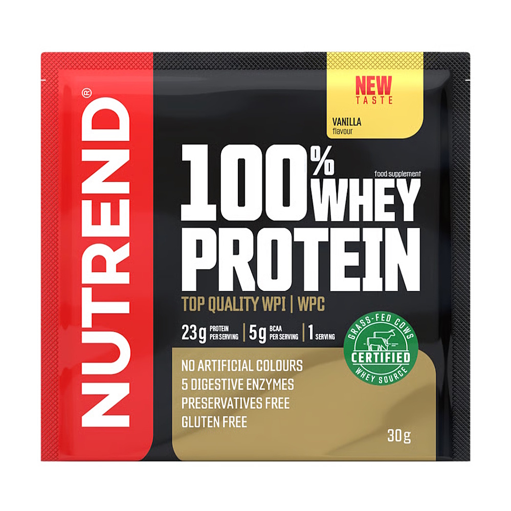 NUTREND 100% Whey proteín vanilka 30 g