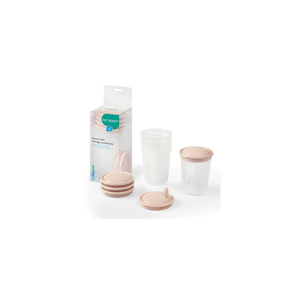 BABYONO Nádoby na skladovanie a mrazenie potravín 200ml 4ks