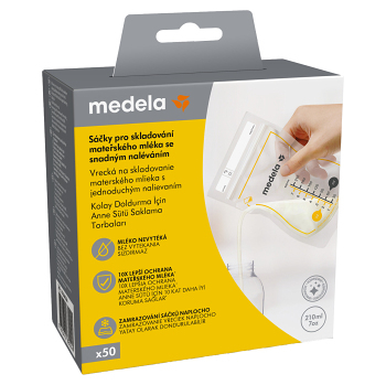 MEDELA Easy Pour vrecká na skladovanie materského mlieka 50 kusov (Zásobníky na materské mlieko) - obrázok 2/3