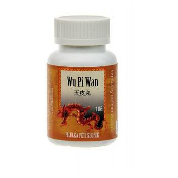 TCM Pilulka piatich šupiek Wu Pi Wan 106 200 guličiek