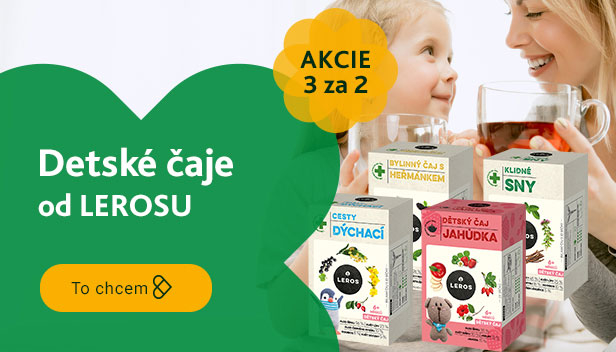 LEROS detské čaje 3za2