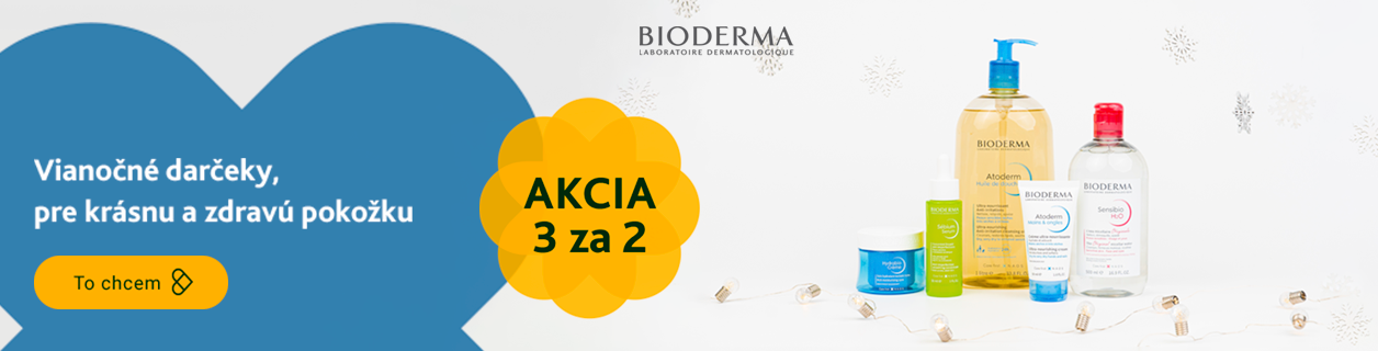 AKCIA 3 ZA CENU 2 na Bioderme