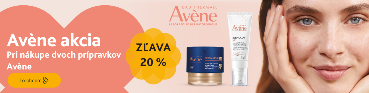 ZĽAVA 20 % pri nákupe prípravkov AVÈNE