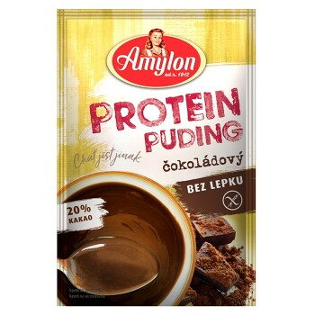 AMYLON Proteín puding čokoládový bez lepku 45 g