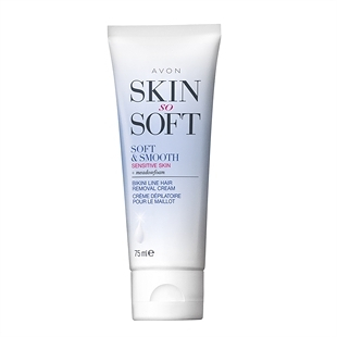 AVON Skin so Soft depilačný krém Bikini Line 75 ml