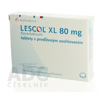 Lescol XL 80 mg tbl plg 1x28 ks