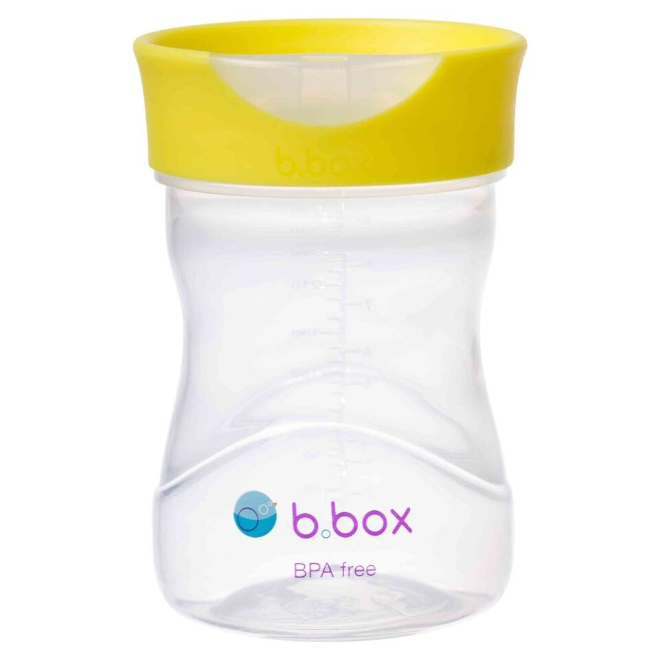 B.BOX Hrnček pre batoľatá žltý 12m+ 240 ml