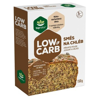 TOPNATUR Low Carb Zmes na chlieb 150 g