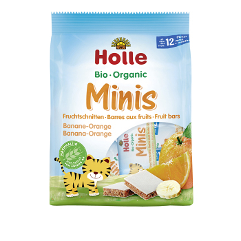 HOLLE Bio minis banánovo-pomarančové 100 g