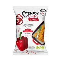 ENJOY CHIPS Pečený zeleninový snack Paprika 40 g