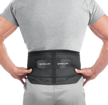 MUELLER Lumbar back brace bedrový pás (Hrudné, bedrové pásy) - Spevňujúce, Elastické, Ochranný, Pásikové