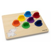 JELLYSTONE Učíme sa farby, drevená hračka dúhová