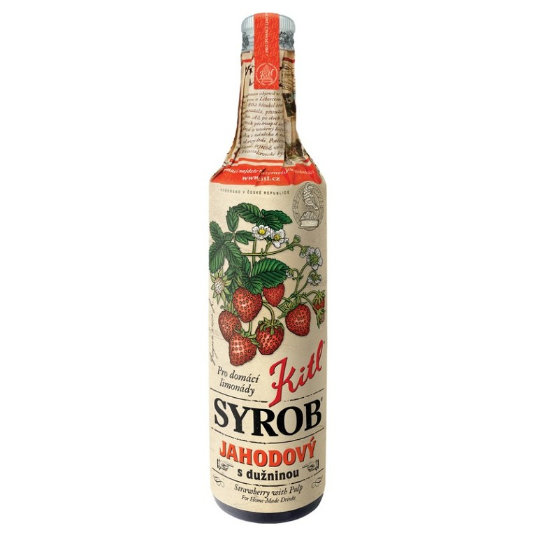 KITL Syrob Jahodový s dužninou 500 ml kúpite na Mojalekaren.sk
