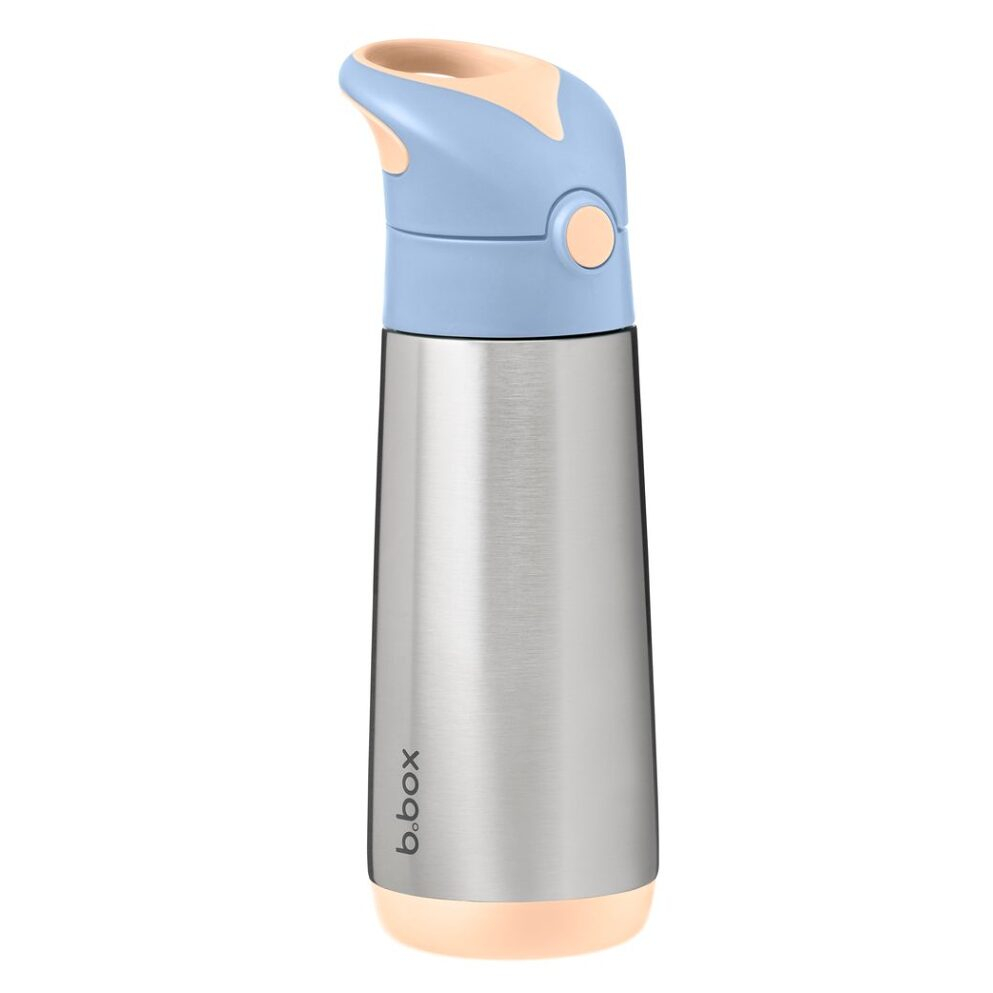 B.BOX Termoska na pitie so slamkou broskyňová 12m+ 500 ml