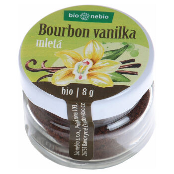 BIO NEBIO Bourbon vanilka mletá BIO 8 g