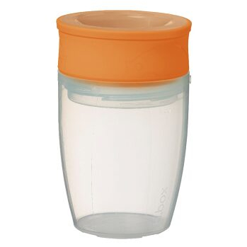 B.BOX 360° netečúci učiaci hrnček ružový/oranžový 250 ml (Hrnčeky a pítka pre deti) - Netečúci - obrázok 4/4