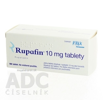Rupafin 10 mg tablety tbl 100x10 mg (blis.PVC/PVDC/Al) (Lieky na predpis)