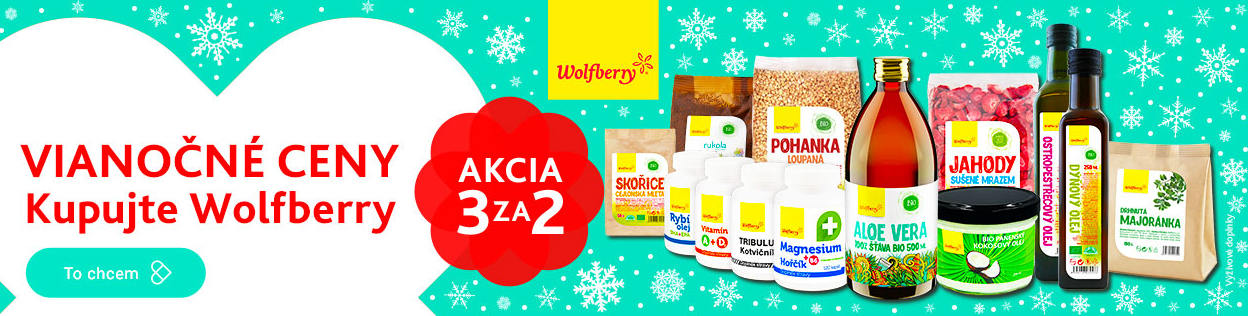 AKCIA 3 ZA CENU 2 na produkty Wolfberry