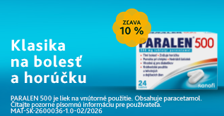 PARALEN 10% zľavový kód