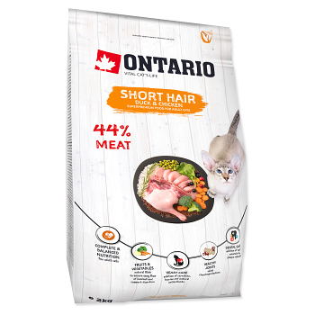 ONTARIO Cat shorthair granule pre mačky 2 kg (Granule pre mačky) - Hypoalergénny