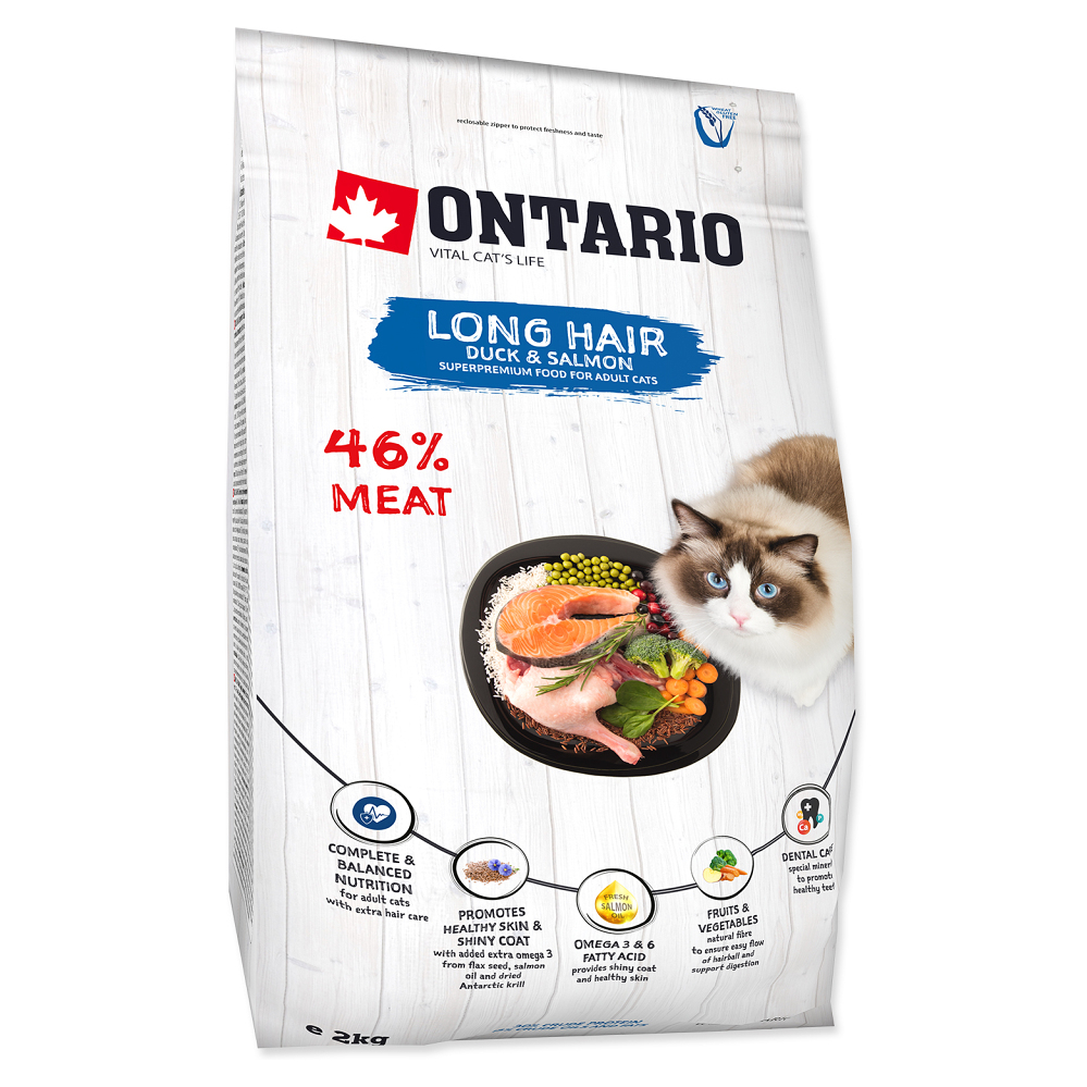 E-shop ONTARIO Cat Longhair granule pre mačky 2 kg
