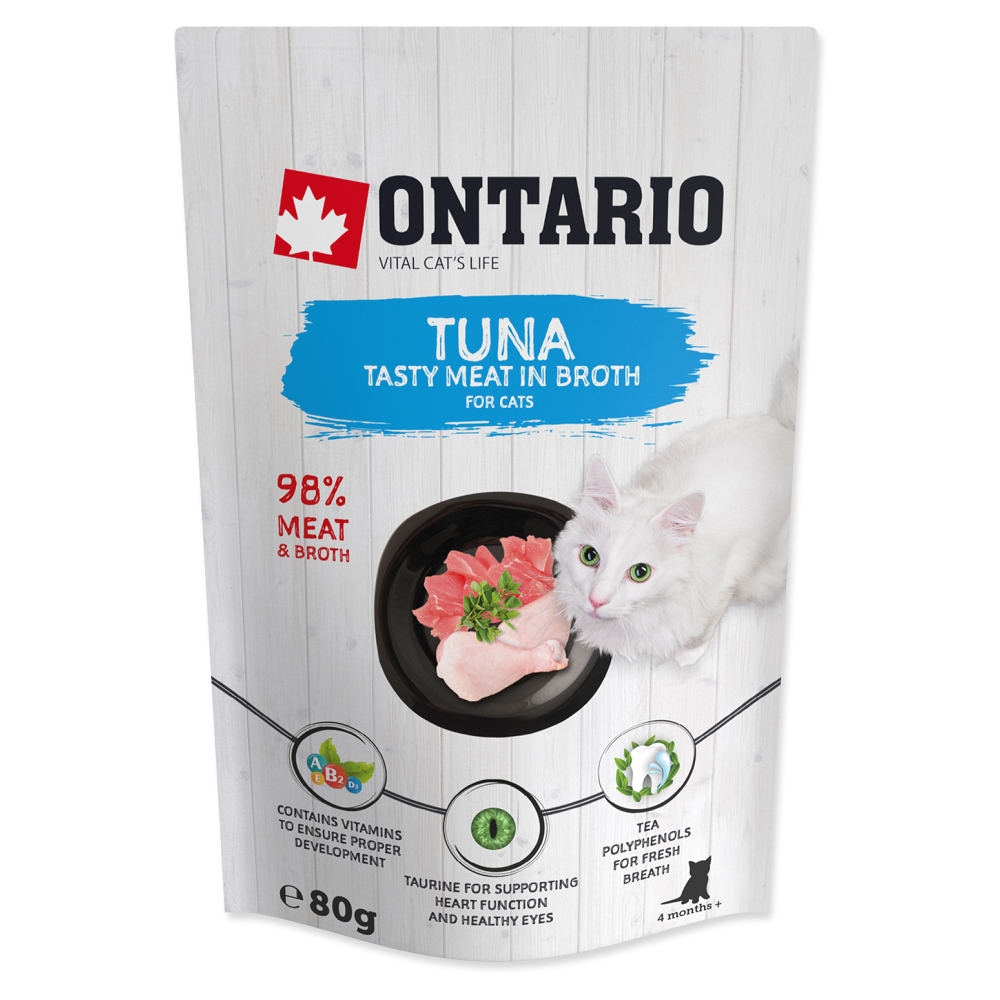 E-shop ONTARIO Vrecko tuniak vo vývare 80 g