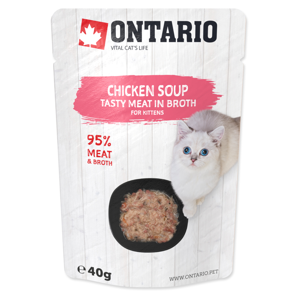 E-shop ONTARIO Polievka Kitten kuracie 40 g