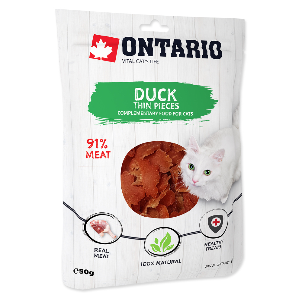 E-shop ONTARIO Pochúťka kačacie tenké plátky 50 g