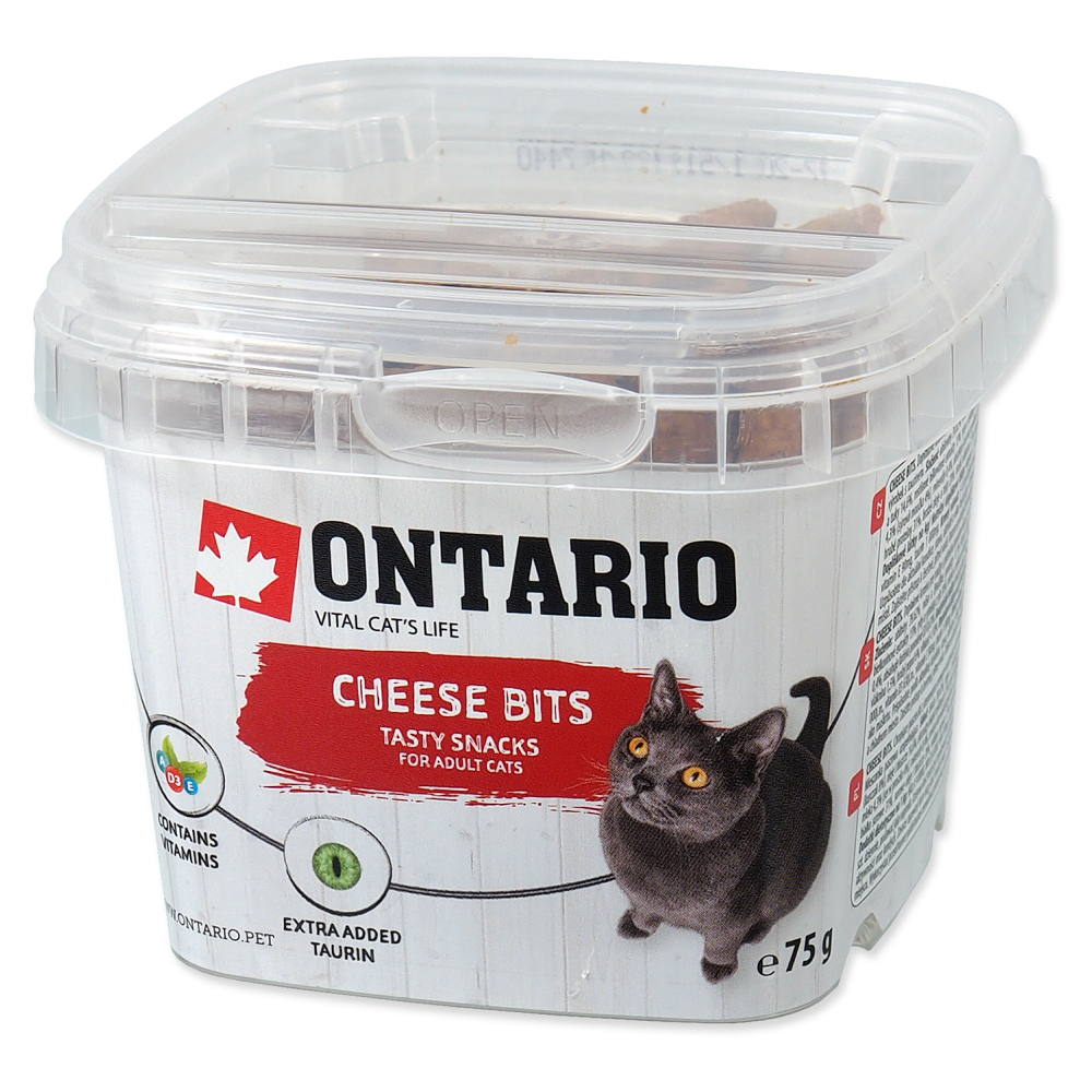 E-shop ONTARIO Syrové vankúšiky pre mačky 75 g