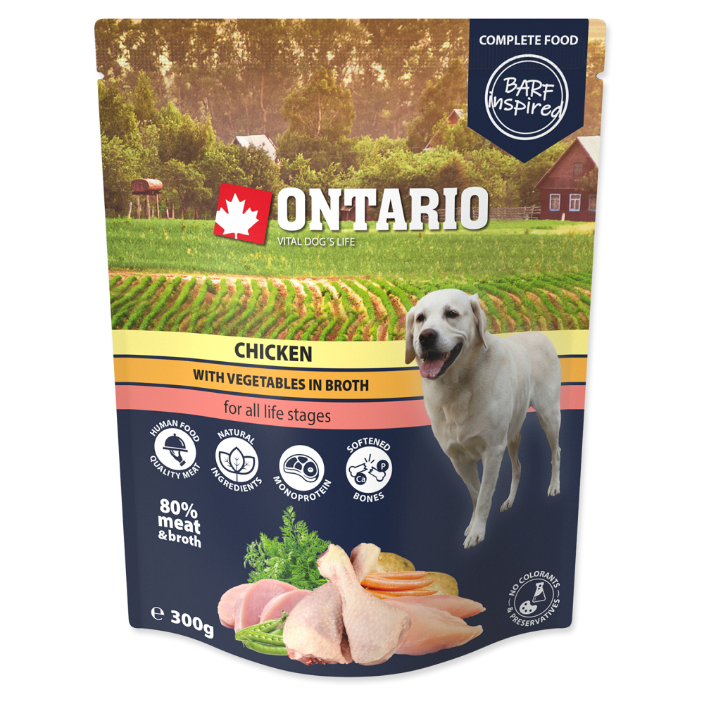 E-shop ONTARIO Vrecko kuracie so zeleninou vo vývare 300 g