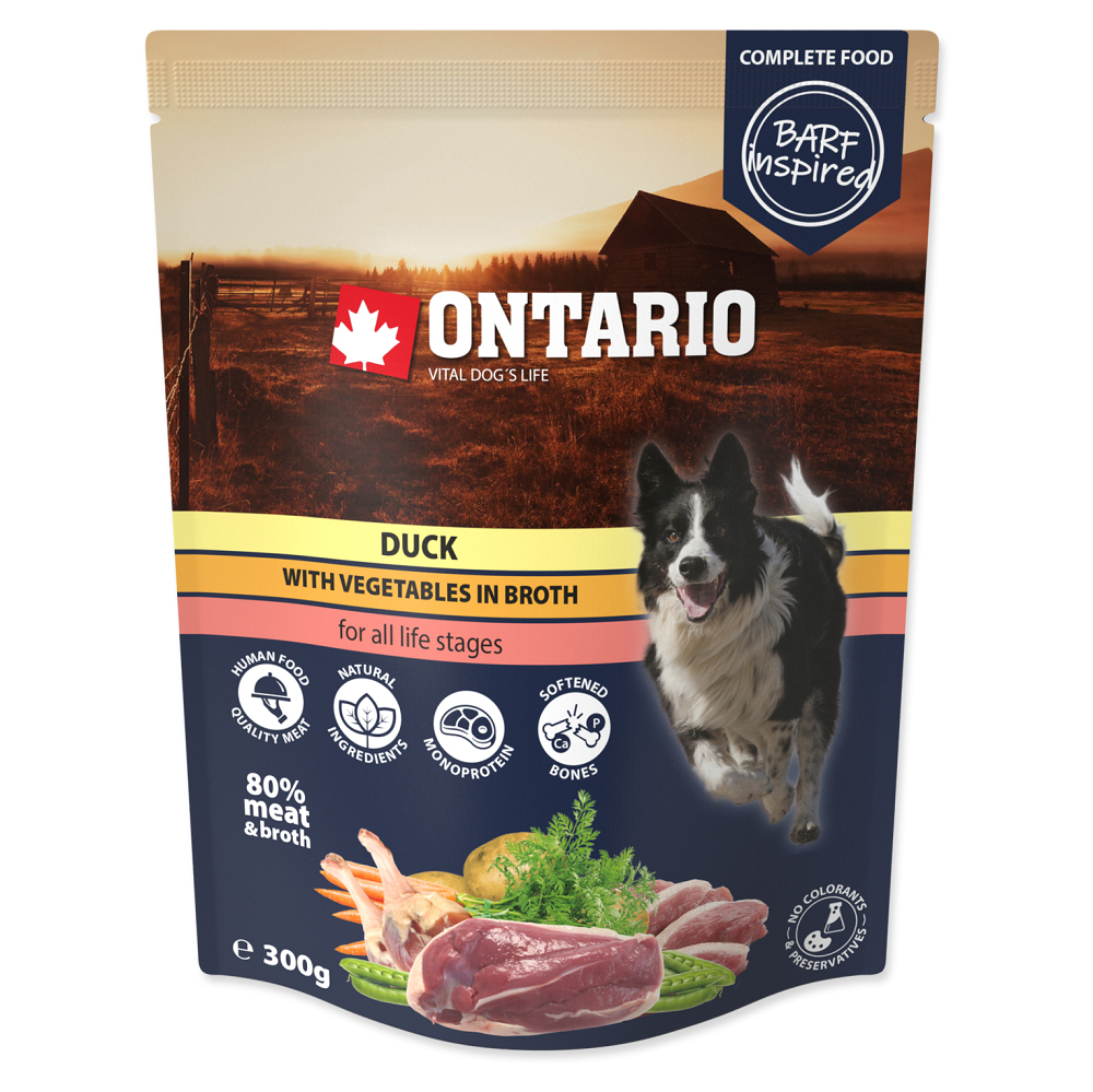 E-shop ONTARIO Vrecko kačacie so zeleninou vo vývare 300 g