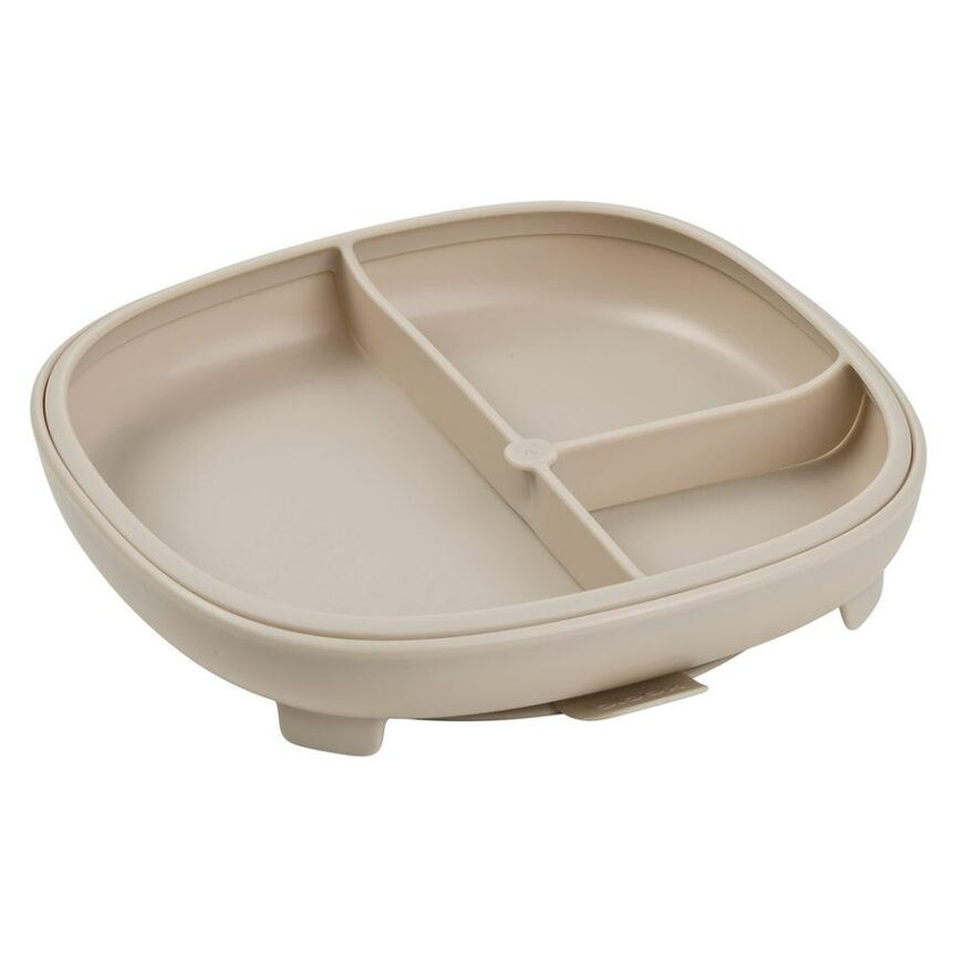 B.BOX Delený tanierik s prísavkou 2v1 béžový
