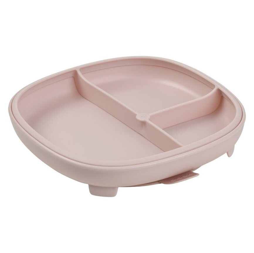 B.BOX Delený tanierik s prísavkou 2v1 ružový