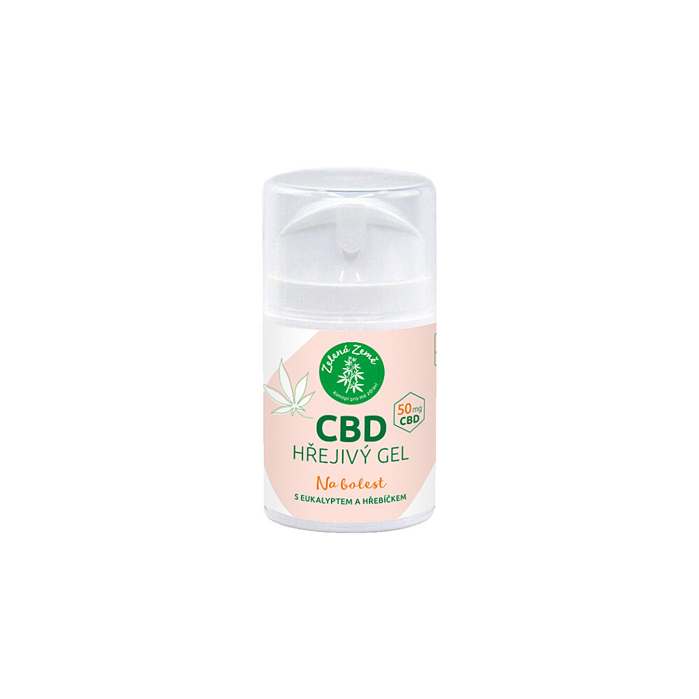 E-shop ZELENÁ ZEMĚ CBD hrejivý gél 50 g